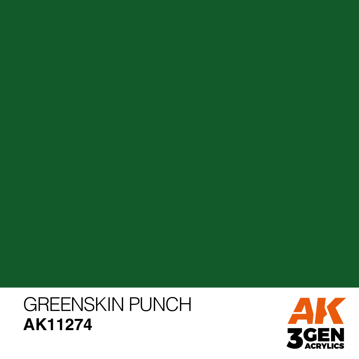 AK Pintura Acrilica Gama Color Punch AK11274 Greenskin Punch 18ml