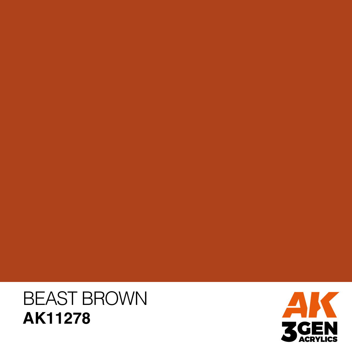 AK Pintura Acrilica Gama Color Punch AK11278 Beast Brown 18ml