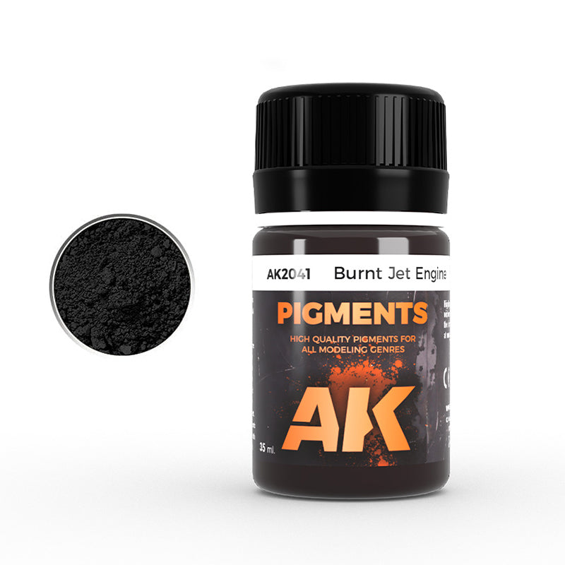 Ak Pigments Burnt Jet Engine - Pigmento Motor Ak2041 35ml