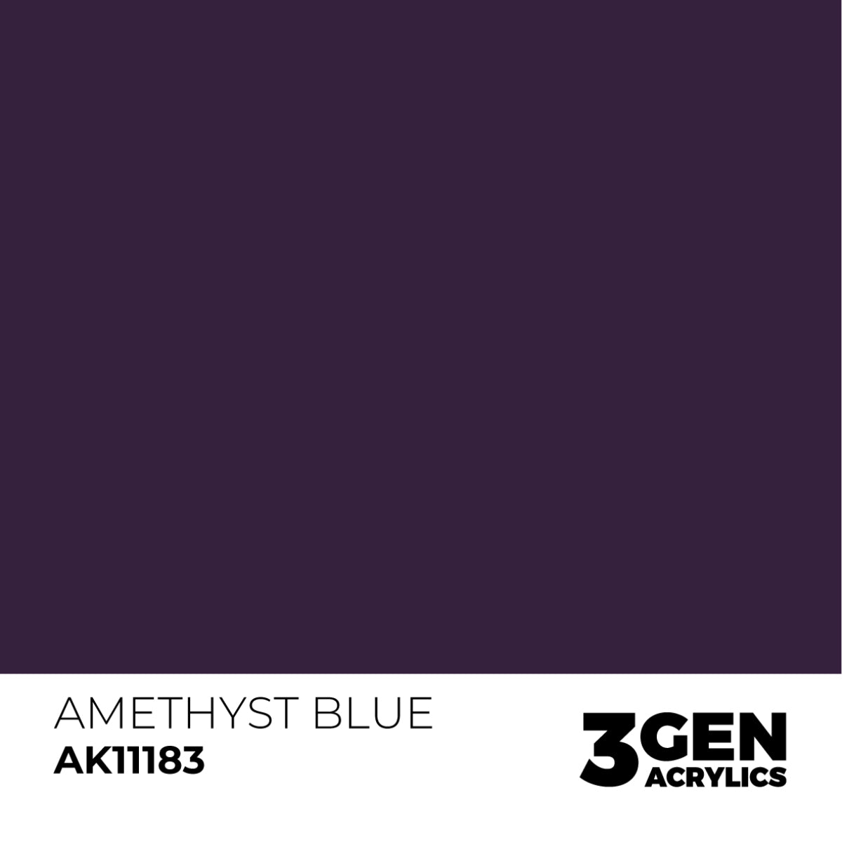 Ak Pintura Acrílica Gama Genérica AK11183 Amethyst Blue 18ml