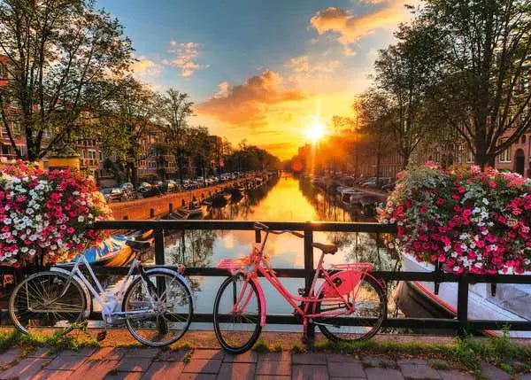 Ravensburger Rompecabezas Bicicletas En Amsterdam 1000 Pzas