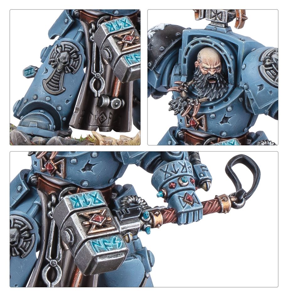 Games Workshop Warhammer40k Space Wolves Arjac Rockfist