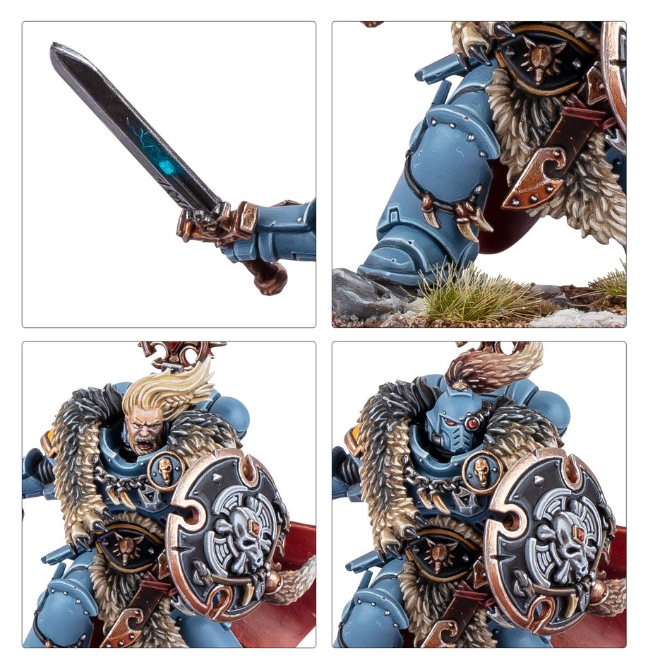 Games Workshop Warhammer40k Space Wolves Wolf Guard Battle Leader