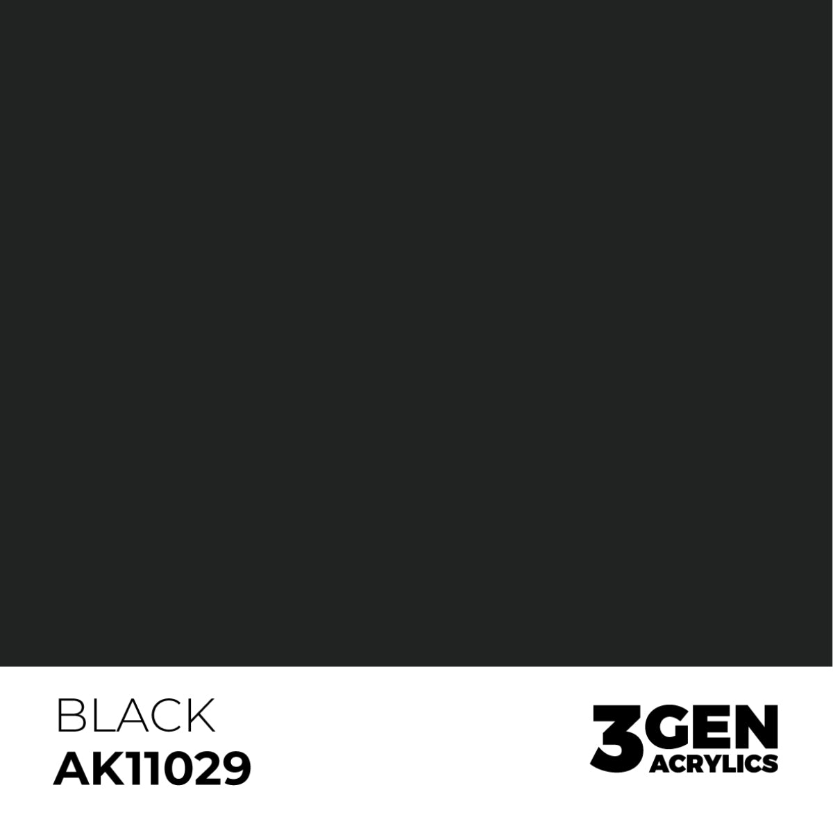 Ak Pintura Acrílica Gama Intense AK11029 Black 18ml