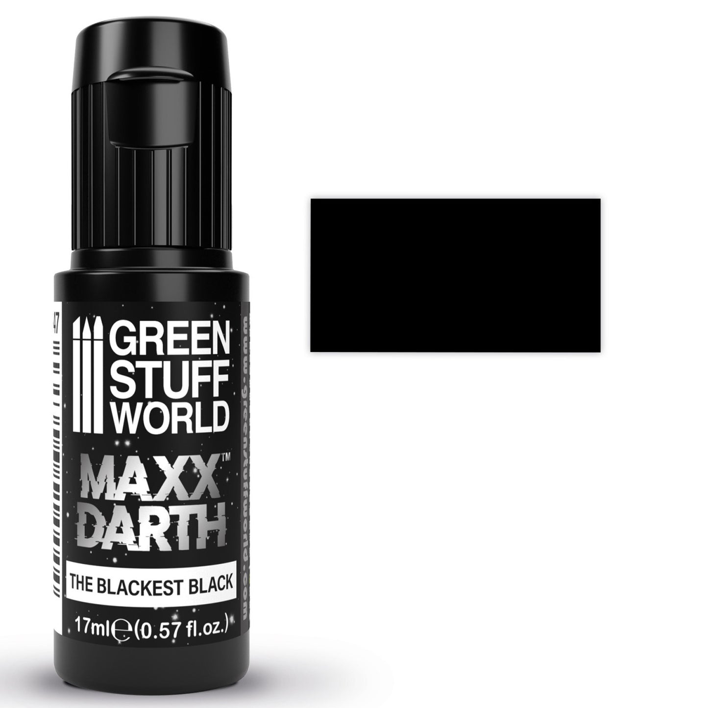 Green Stuff World Pintura Acrilica 11947 The Blackest Black 17ml