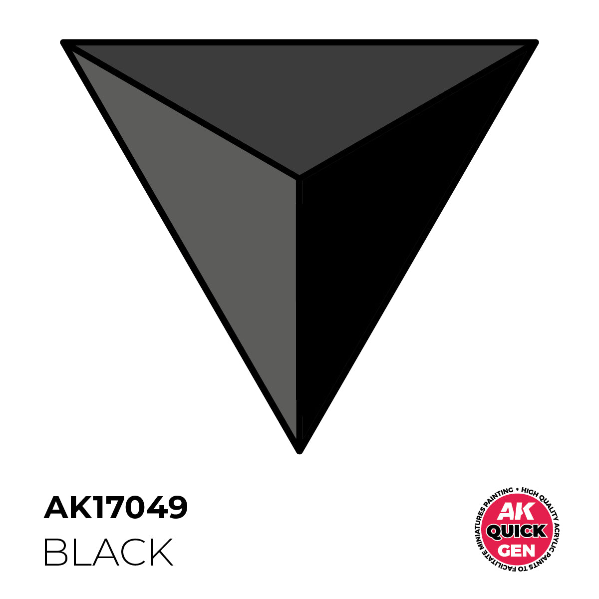 AK Pintura Acrílica Quickgen AK17049 Intensity High Black 18ml