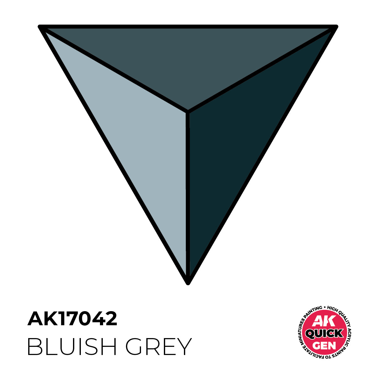AK Pintura Acrílica Quickgen AK17042 Intensity Medium Bluish Grey 18ml