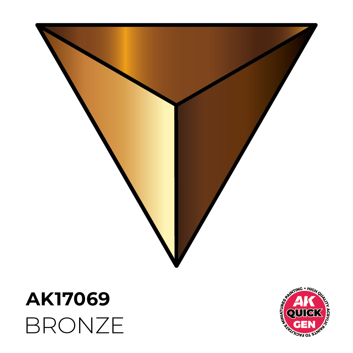 AK Pintura Acrílica Quickgen AK17069 Metallic Bronze 18ml