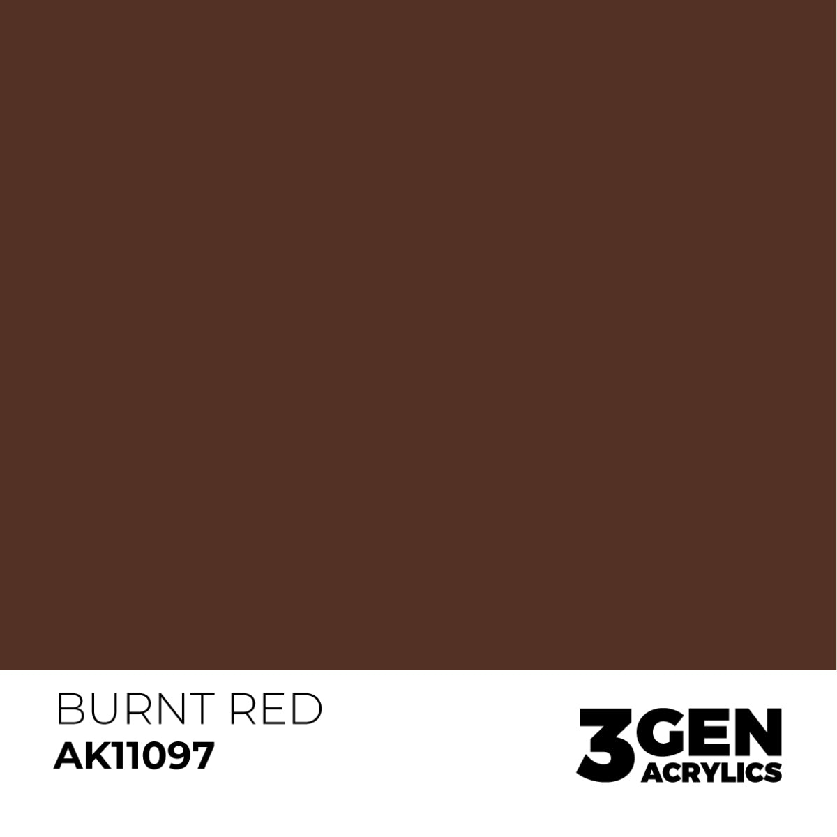 Ak Pintura Acrílica Gama Genérica AK11097 Burnt Red 18ml