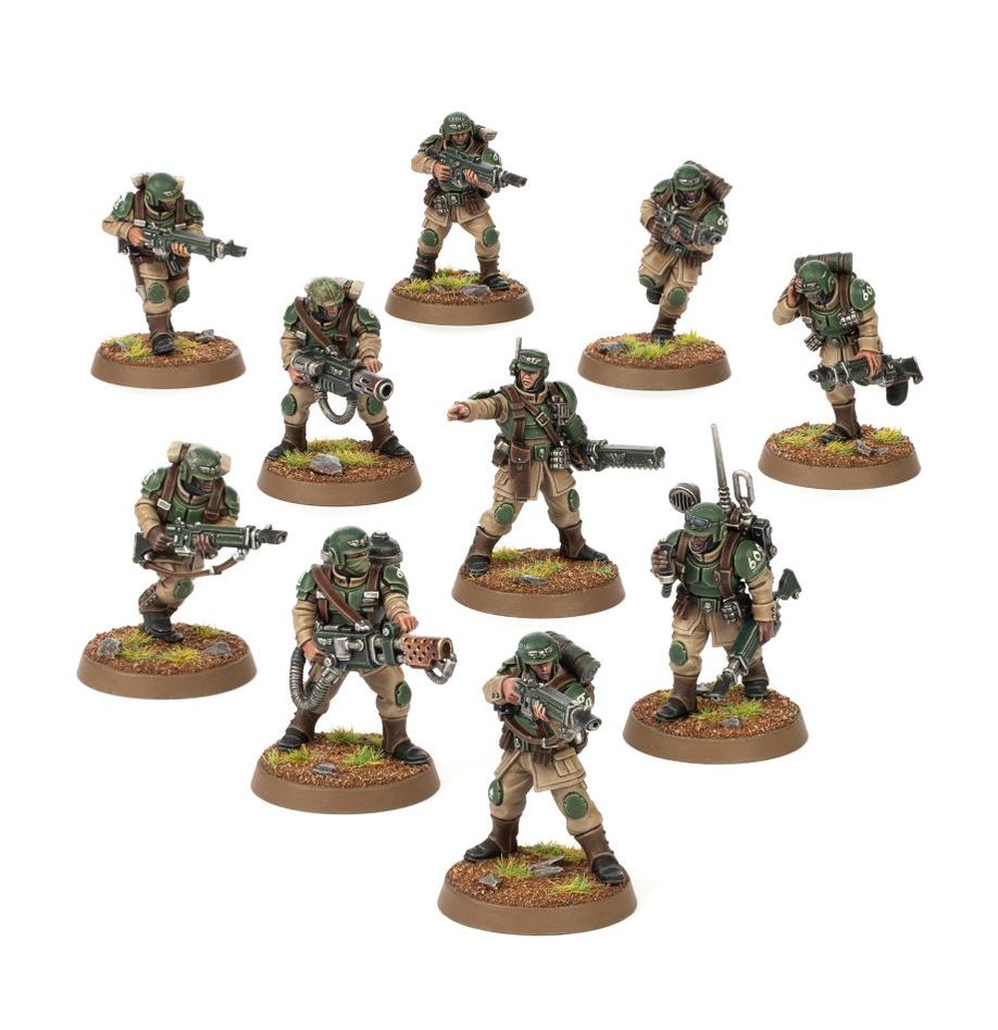 Games Workshop Warhammer 40k Astra Militarum Cadian Shock Troops