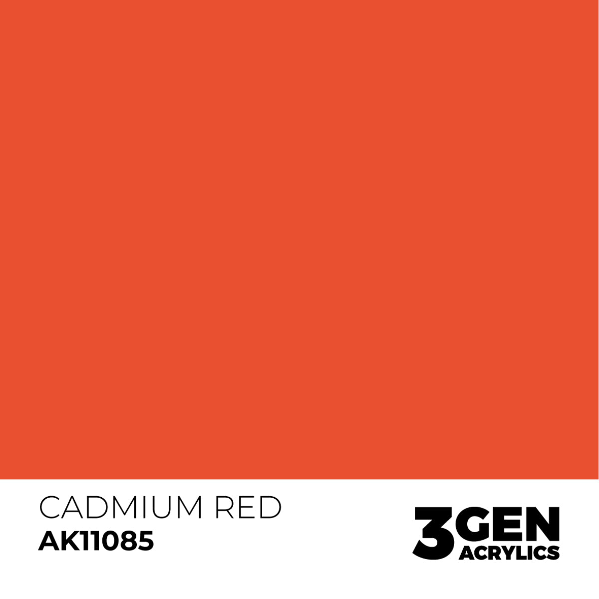 Ak Pintura Acrílica Gama Genérica AK11085 Cadmium Red 18ml