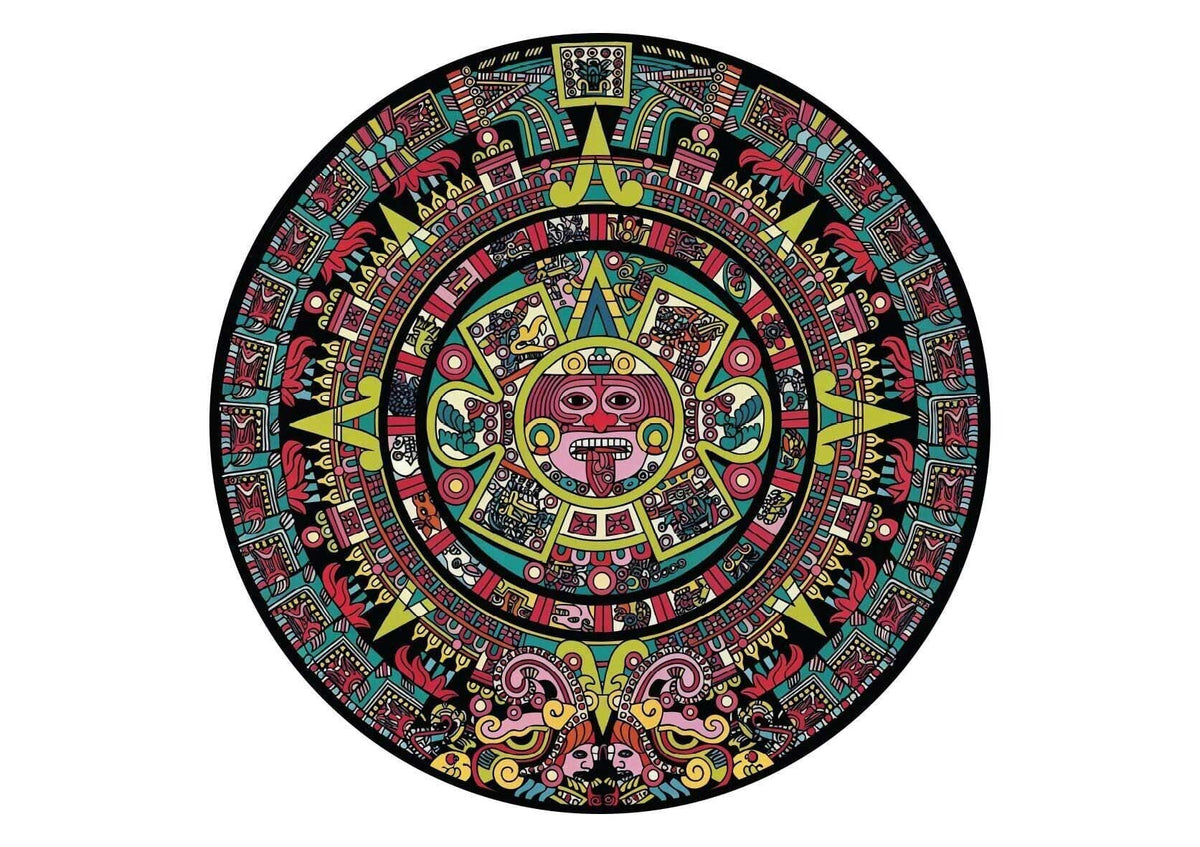 Art Puzzle Rompecabezas Piedra del Sol Azteca 570 Pzas