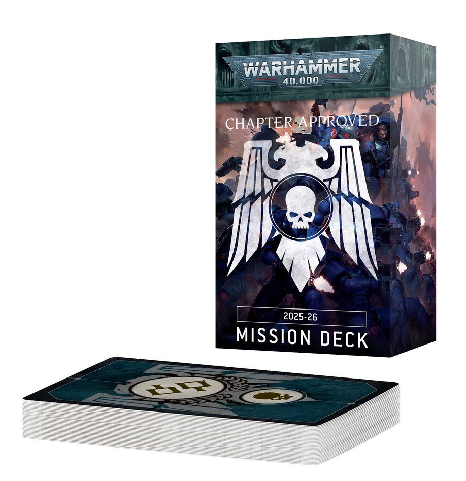 Games Workshop Warhammer40k Chapter Approved 2025-26 Mission Deck