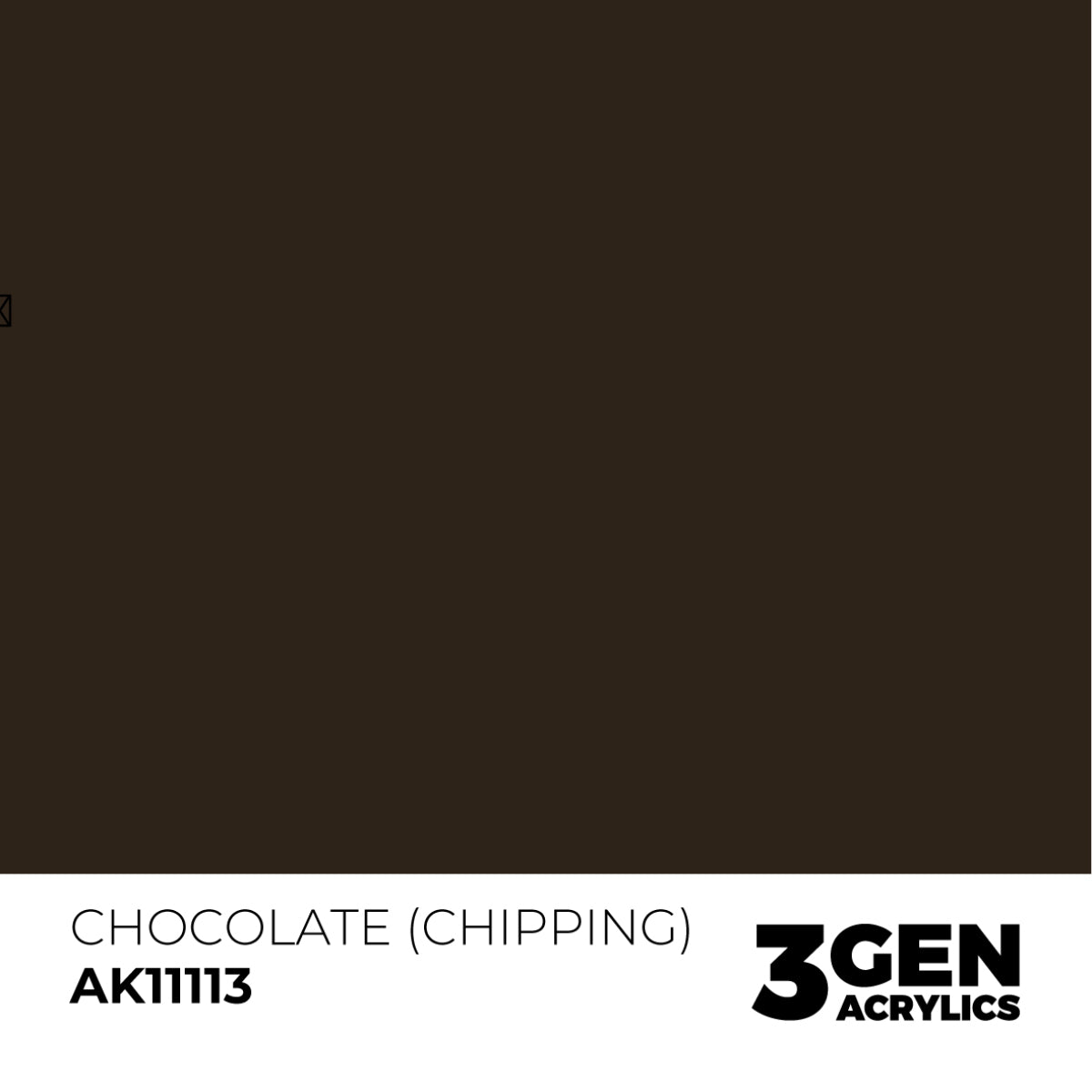Ak Pintura Acrílica Gama Genérica AK11113 Chocolate Chipping 18ml