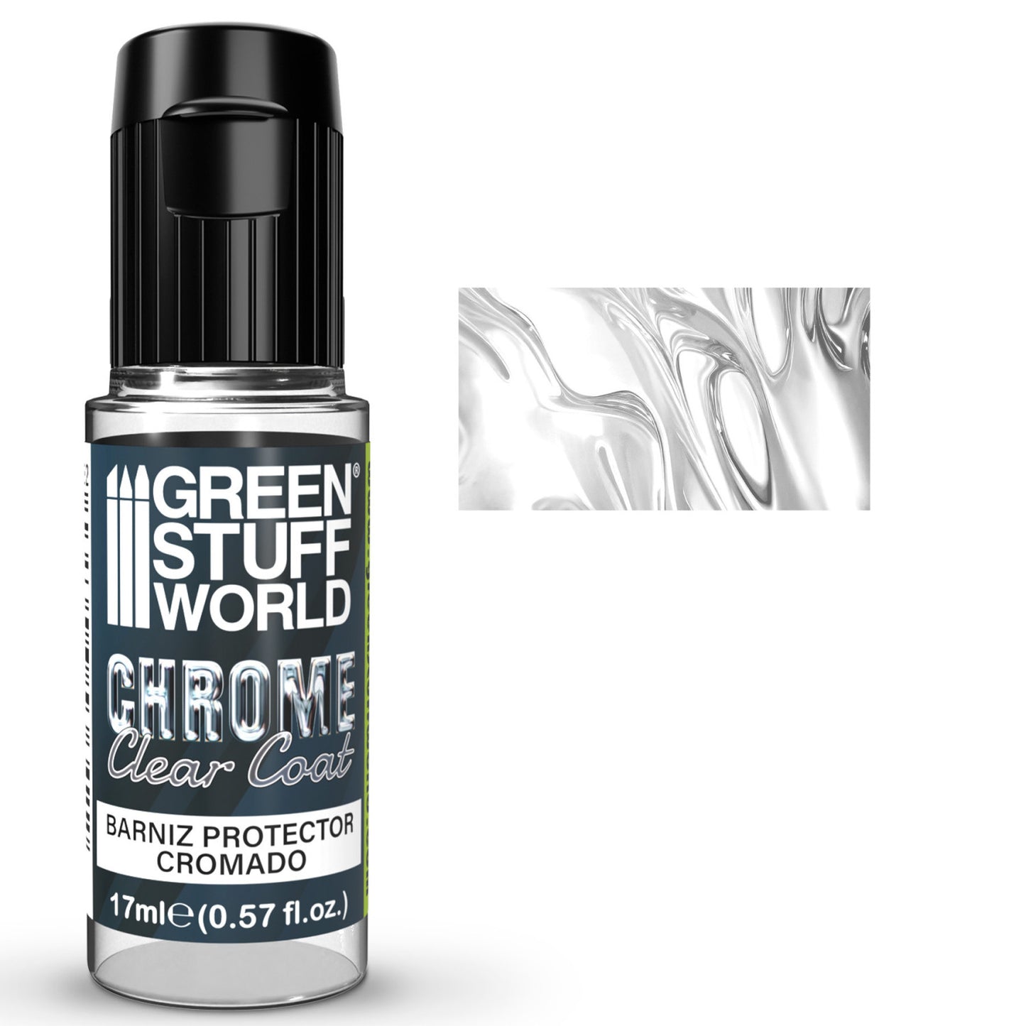 Green Stuff World Barniz Protector Cromado 17ml Chrome Clear Coat