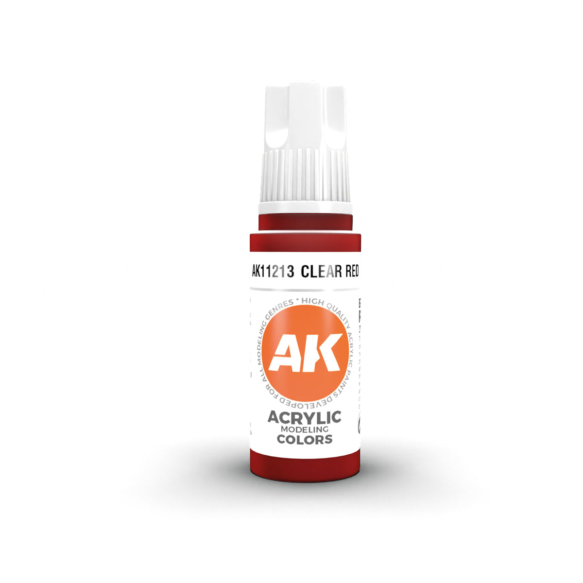 Ak Pintura Acrílica Gama Genérica AK11213 Clear Red 18ml