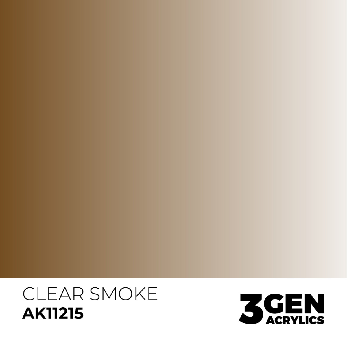 Ak Pintura Acrílica Gama Genérica AK11215 Clear Smoke 18ml
