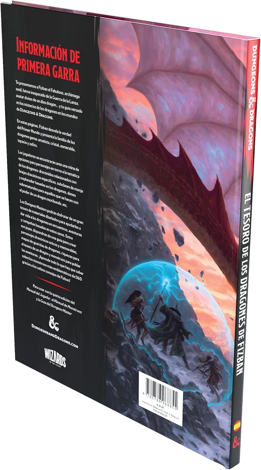 D&d El Tesoro De Los Dragones De Fizban Libro - Español