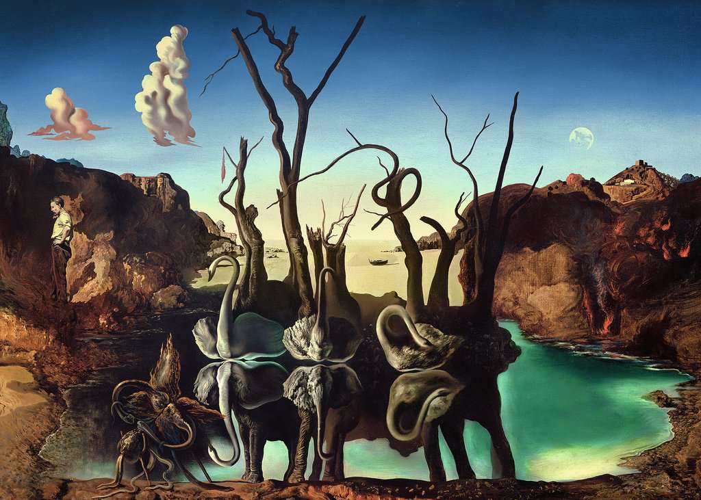 Ravesnburger Rompecabezas Cisnes Que Se Reflejan Dalí 1000pz