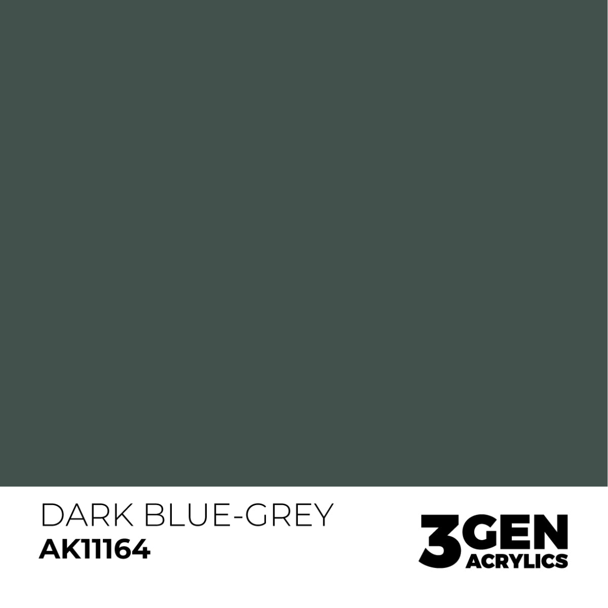 Ak Pintura Acrílica Gama Genérica AK11164 Dark Blue-Grey 18ml