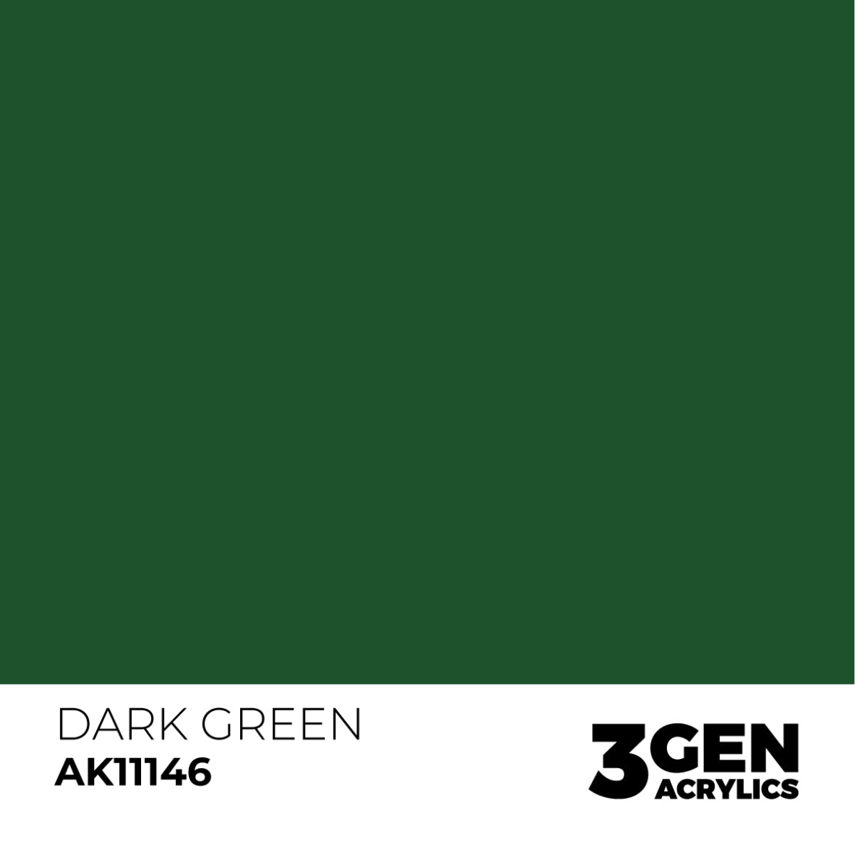 Ak Pintura Acrílica Gama Genérica AK11146 Dark Green 18ml