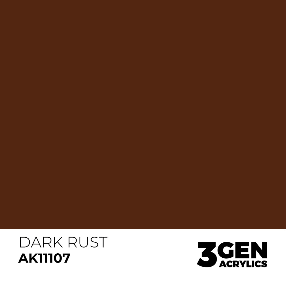 Ak Pintura Acrílica Gama Genérica AK11107 Dark Rust 18ml