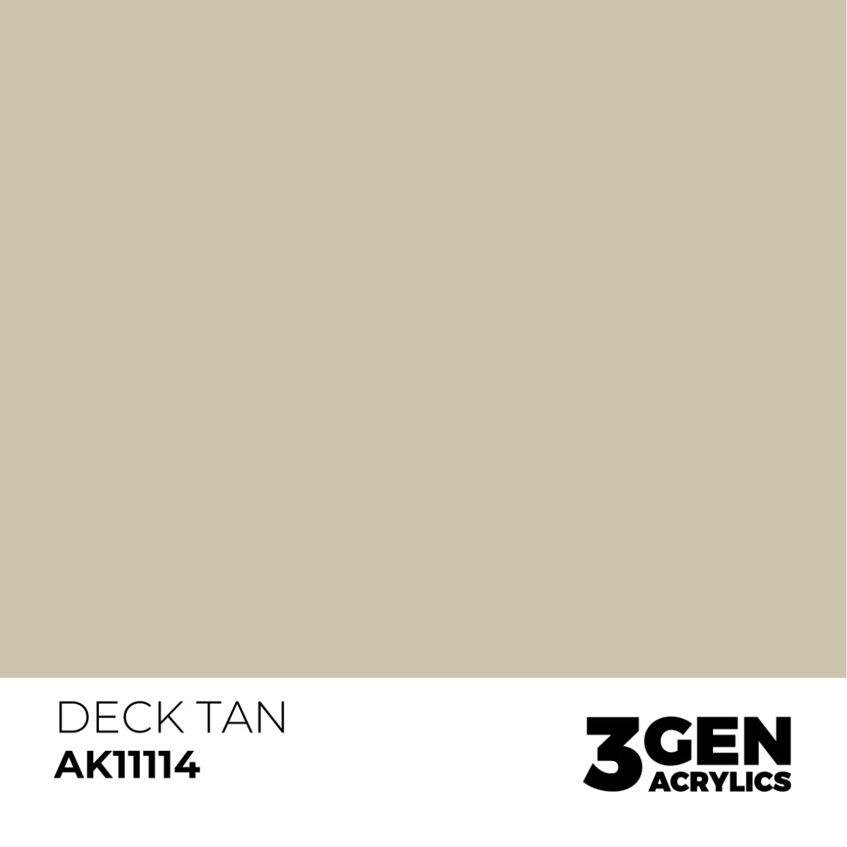 Ak Pintura Acrílica Gama Genérica AK11114 Deck Tan 18ml