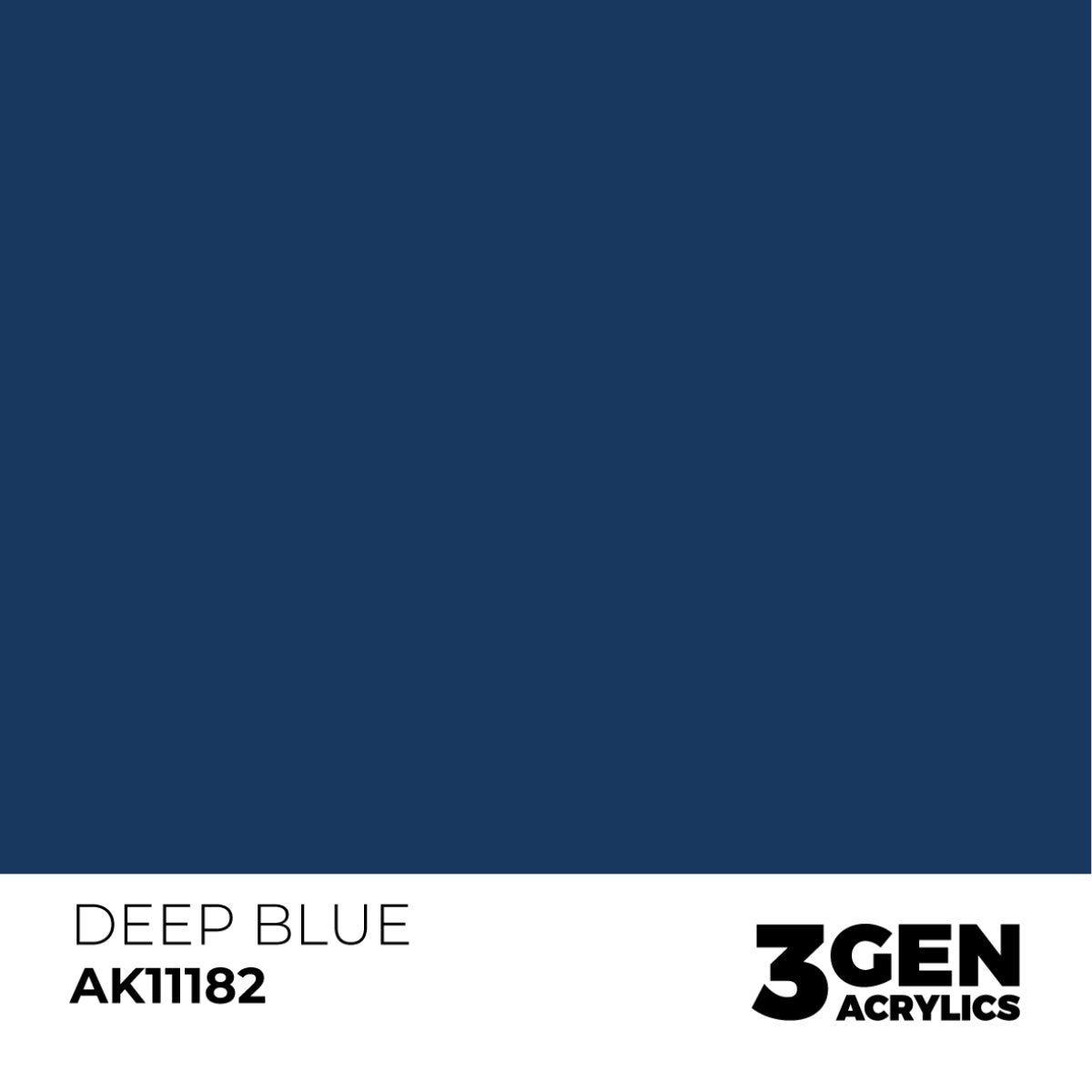 Ak Pintura Acrílica Gama Intense AK11182 Deep Blue 18ml