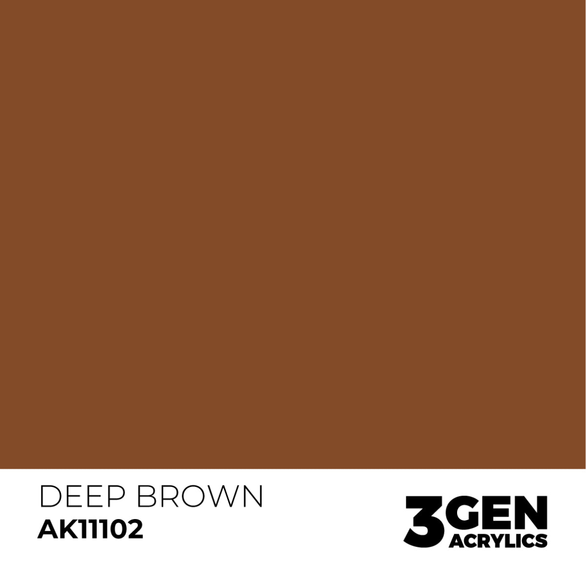 Ak Pintura Acrílica Gama Intense AK11102 Deep Brown 18ml