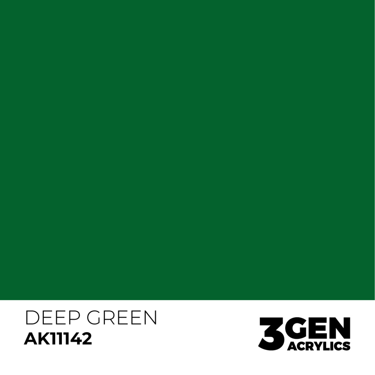 Ak Pintura Acrílica Gama Intense AK11142 Deep Green 18ml