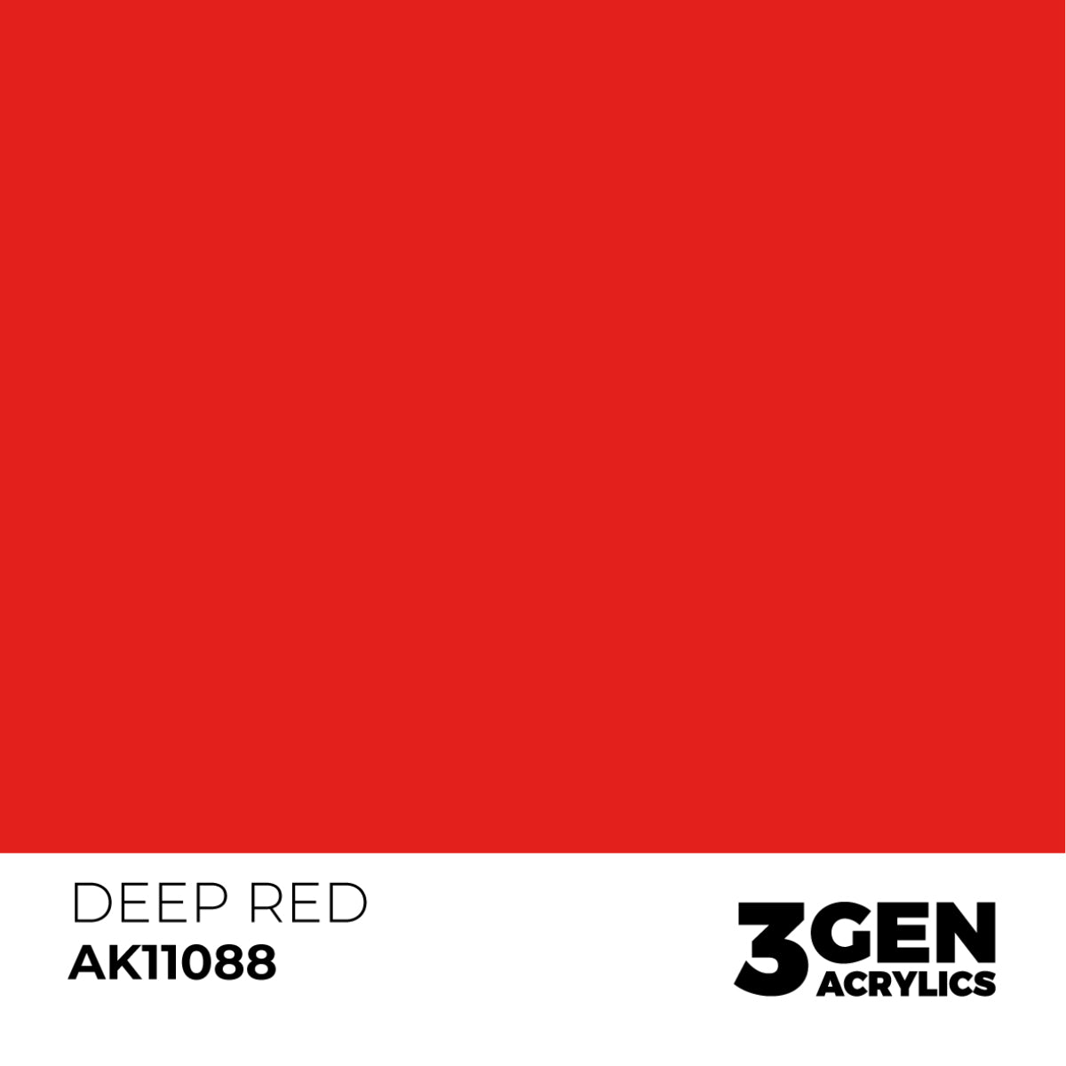 Ak Pintura Acrílica Gama Intense AK11088 Deep Red 18ml