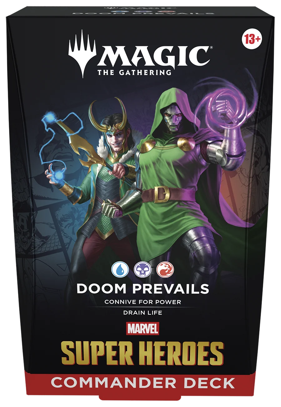 MTG Marvel Super Heroes Doom Prevails Commander Inglés