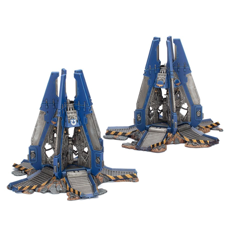 Games Workshop Warhammer40k Space Marines Drop Pods