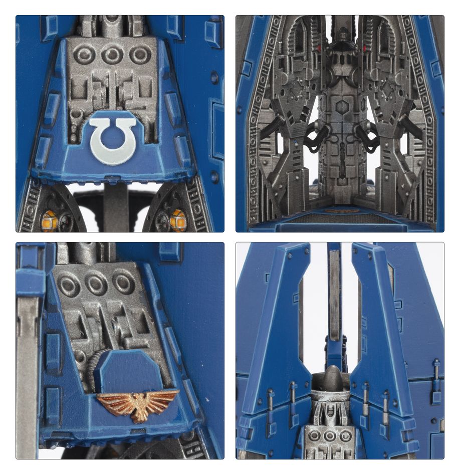 Games Workshop Warhammer40k Space Marines Drop Pods
