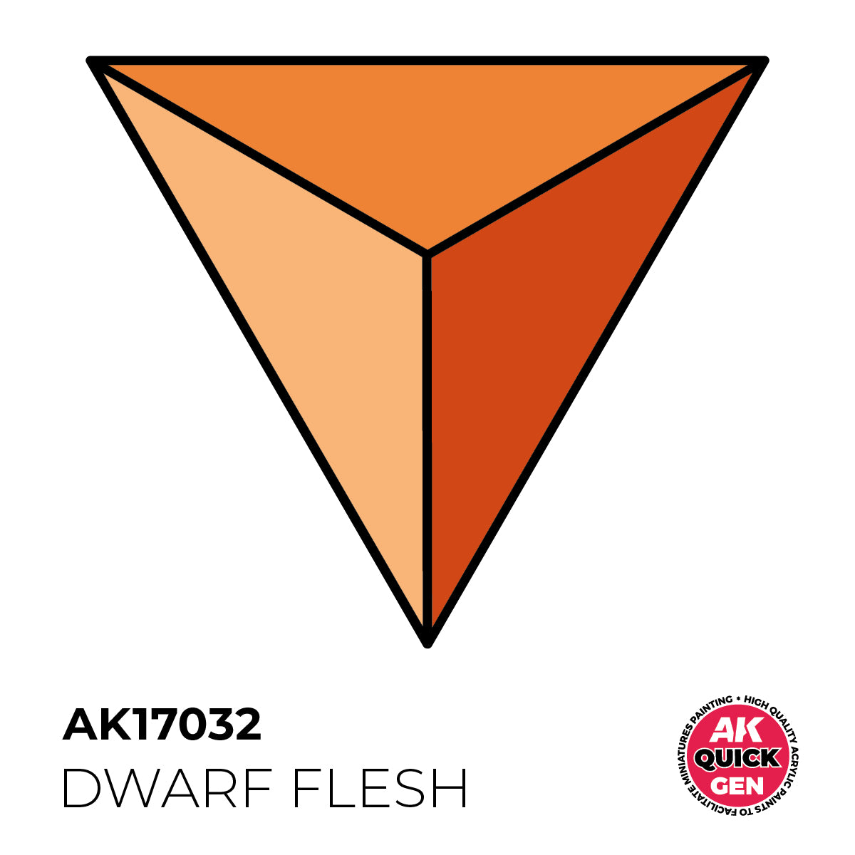 AK Pintura Acrílica Quickgen AK17032 Intensity Low Dwarf Flesh 18ml