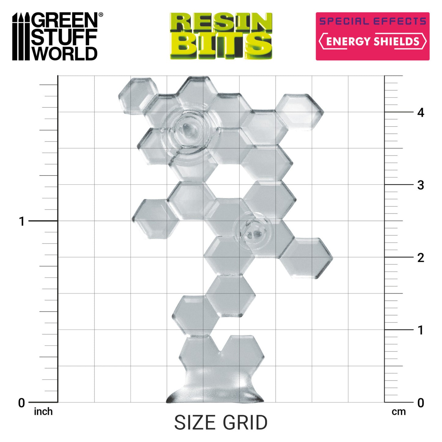 Green Stuff World Escudos de Energia para modelismo 1:48