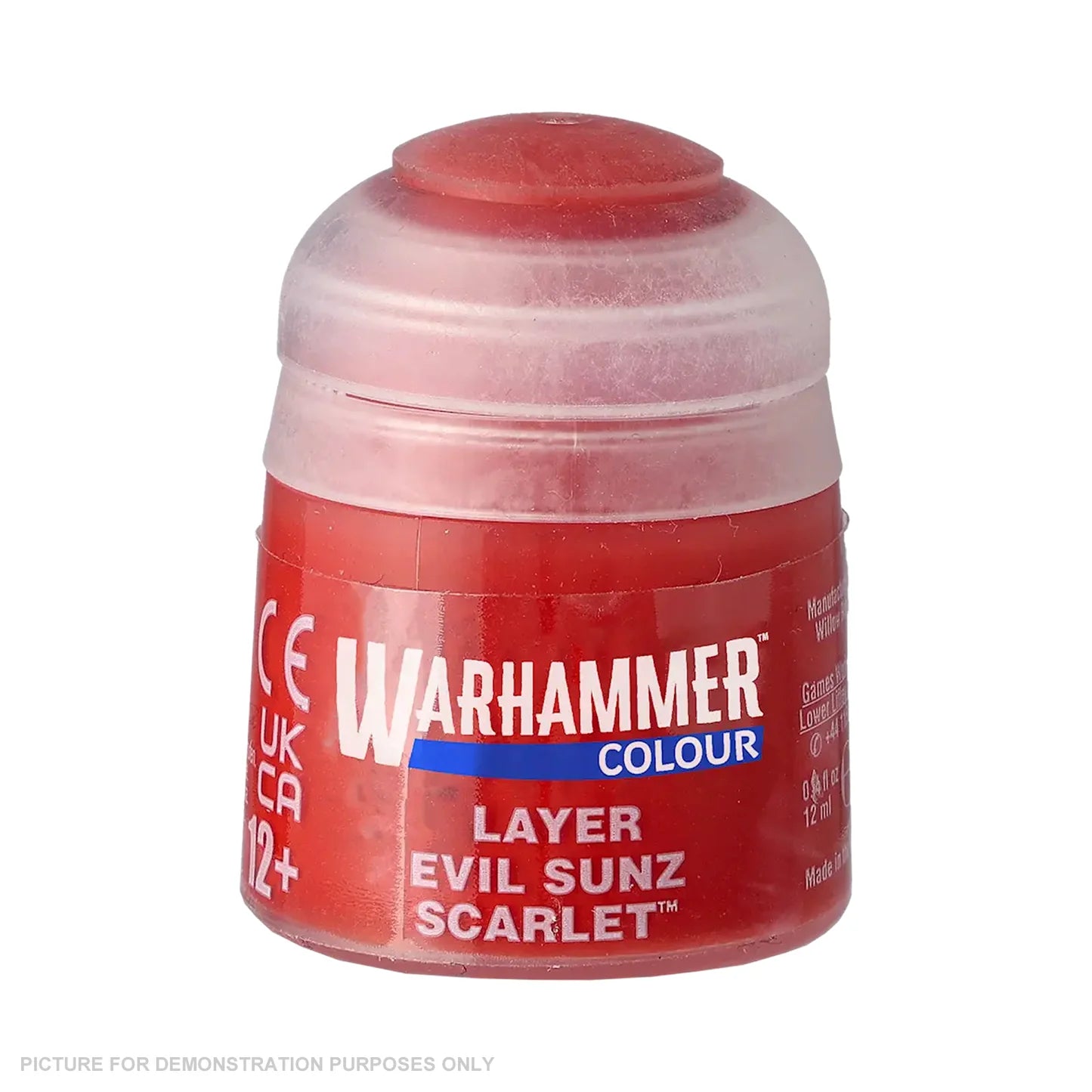 Warhammer Colour Pintura Acrílica Evil Sunz Scarlet Layer 12ml