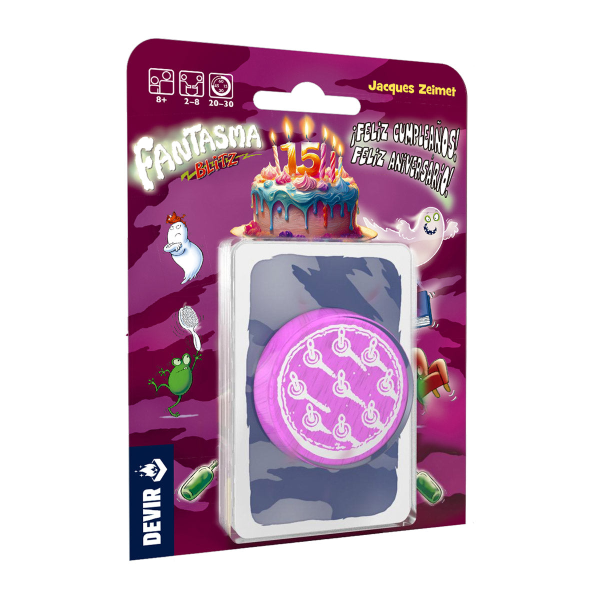 Devir Fantasma Blitz ¡Feliz Aniversario! Juego de mesa - Español