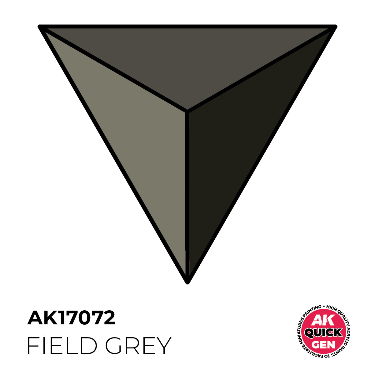 AK Pintura Acrílica Quickgen AK17072 Military Field Grey 18ml