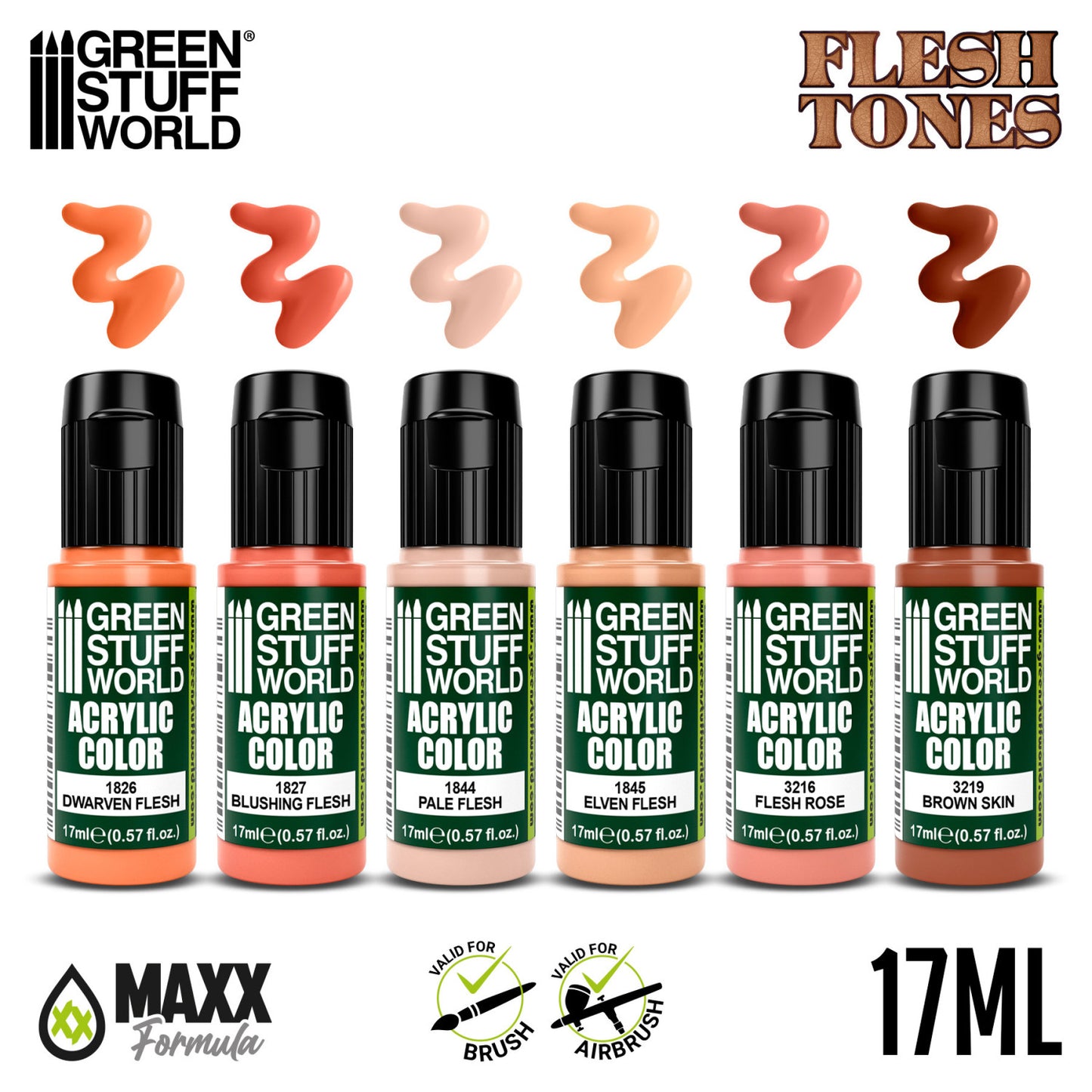 Green Stuff World Ser Pintura Flesh Tones 17ml 10117