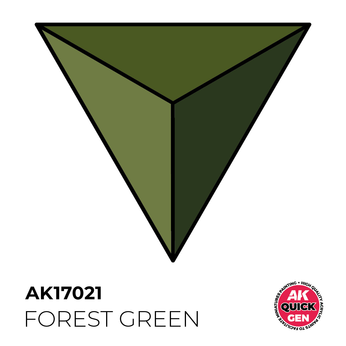 AK Pintura Acrílica Quickgen AK17021 Intensity Medium Forest Green 18ml