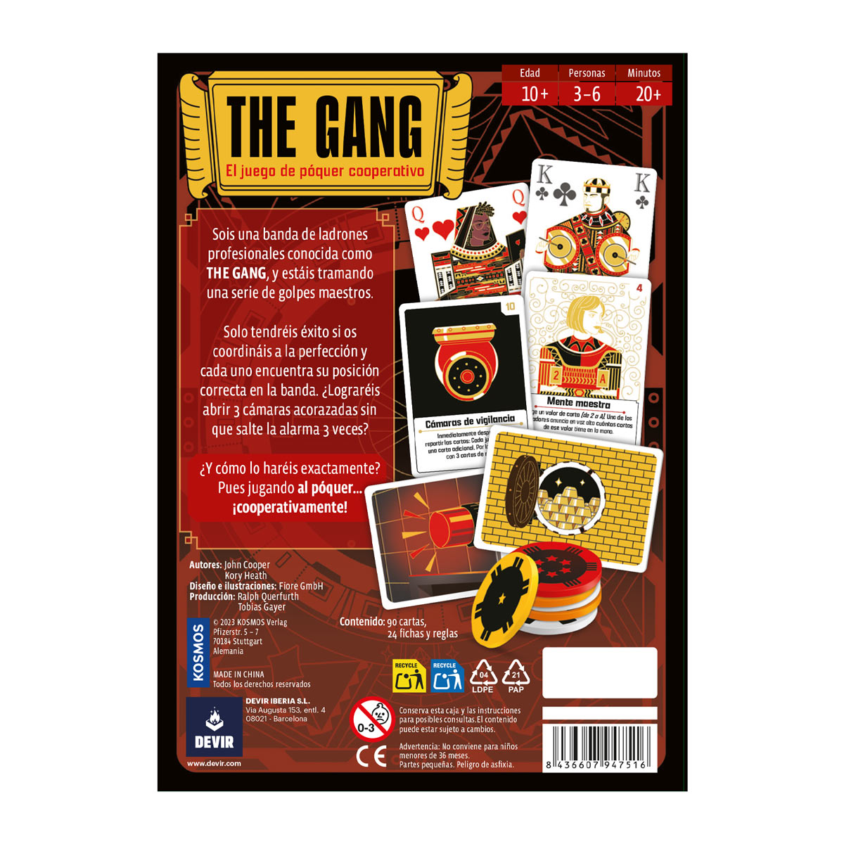Devir The Gang Juego De Mesa - En Español