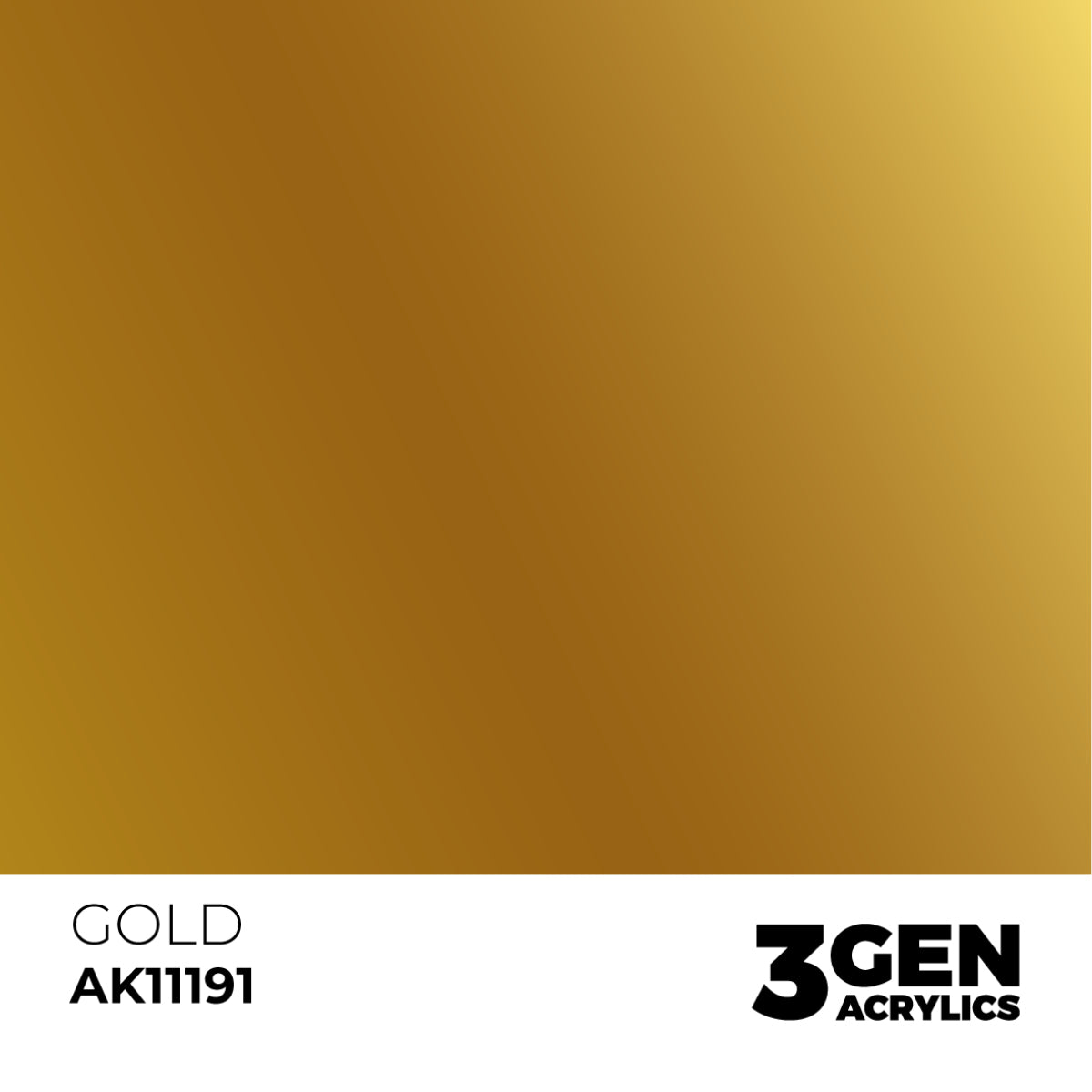 Ak Pintura Acrílica Gama Metallic AK11001 Gold 18ml