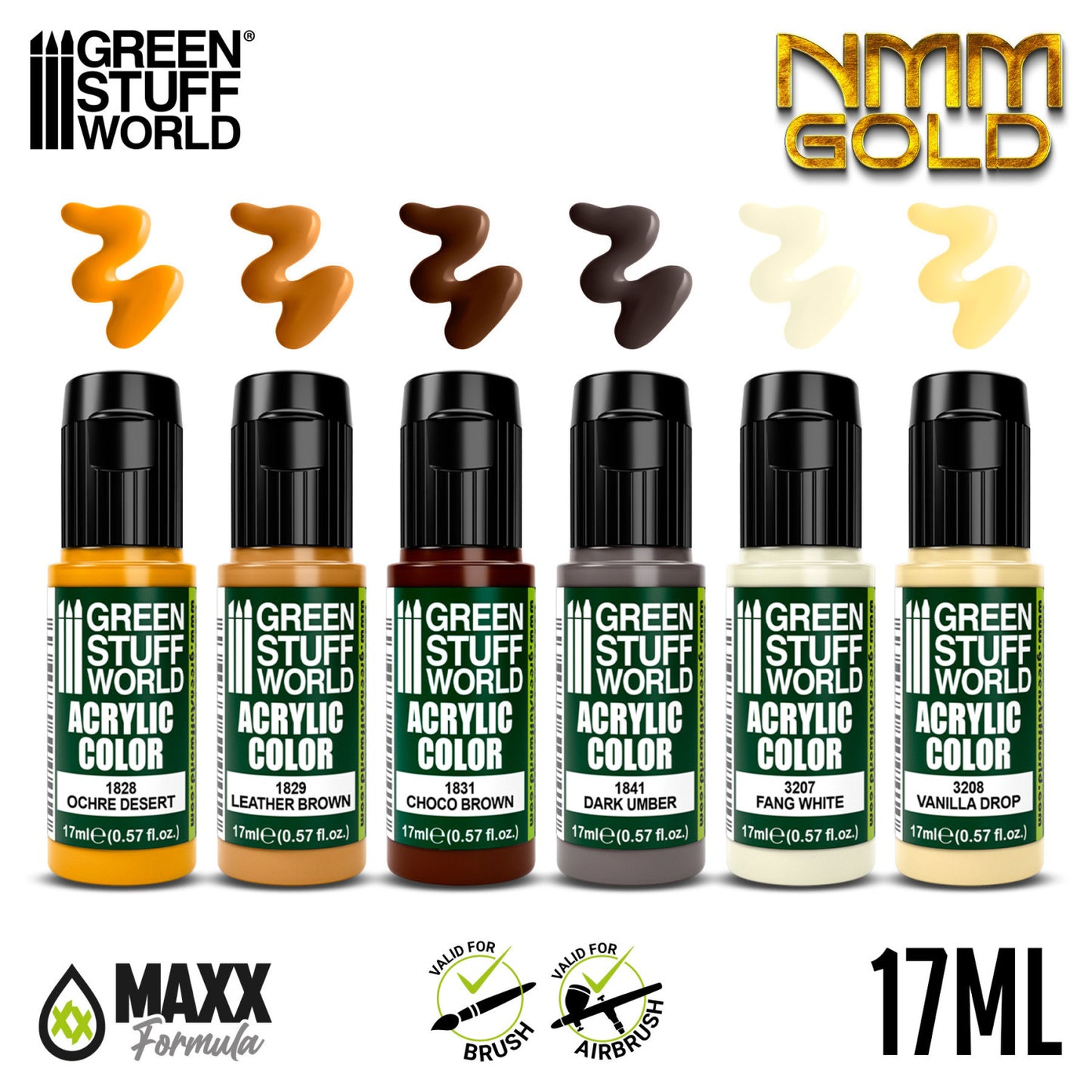 Green Stuff World Set Pintura Nmm Dorado 17ml 10114