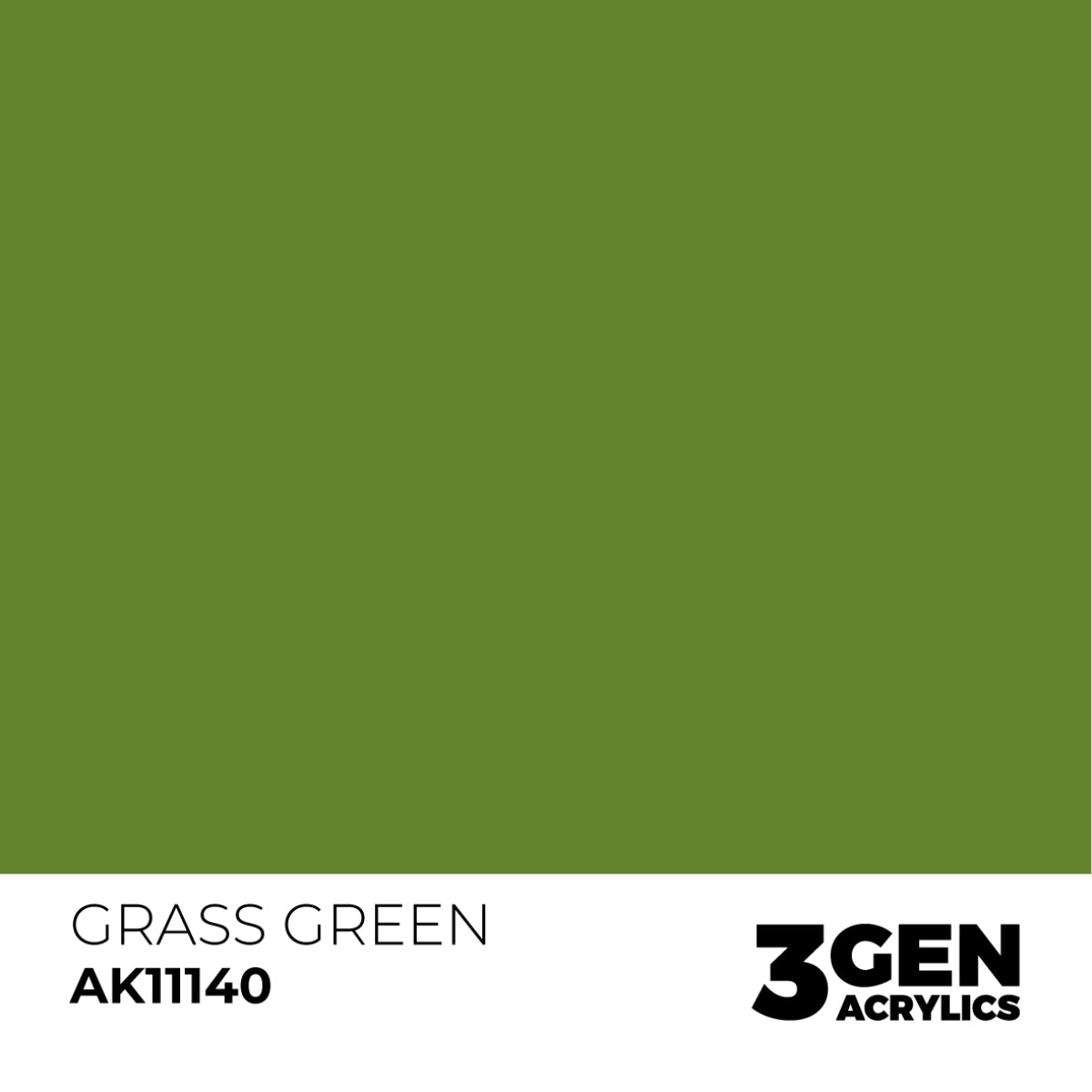 Ak Pintura Acrílica Gama Genérica AK11140 Grass Green 18ml