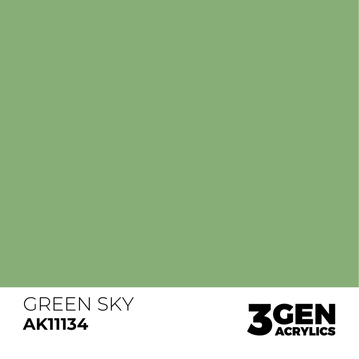 Ak Pintura Acrílica Gama Genérica AK11134 Green Sky 18ml