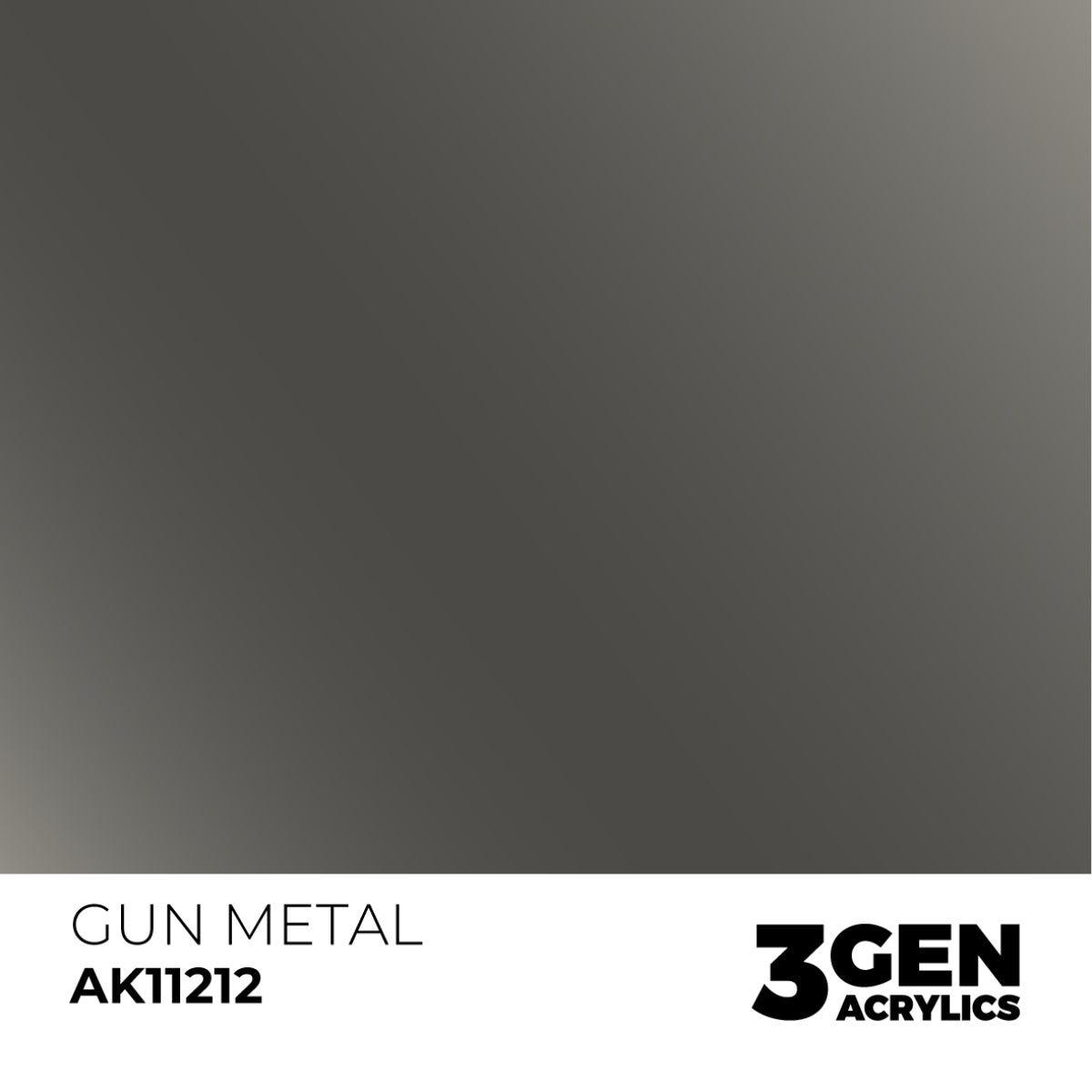 Ak Pintura Acrílica Gama Metallic AK11212 Gun Metal 18ml