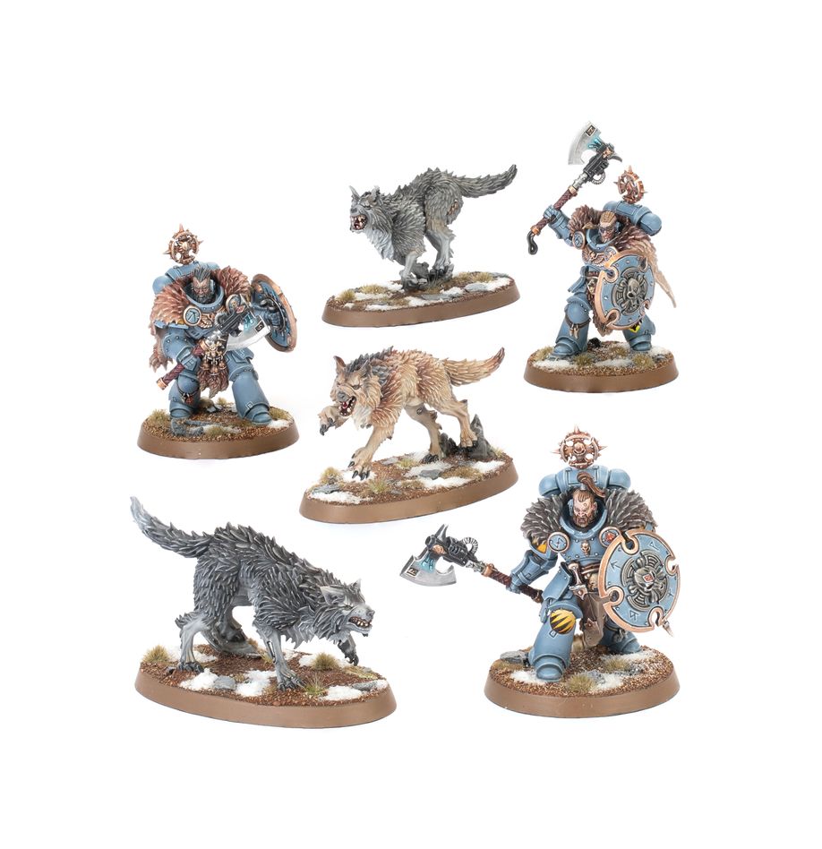 Games Workshop Warhammer40k Space Wolves Wolf Guard Headtakers