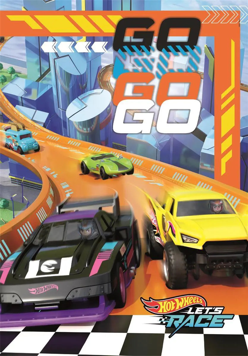 Clementoti Rompecabezas Hot Wheels Let's Race 180 Pza