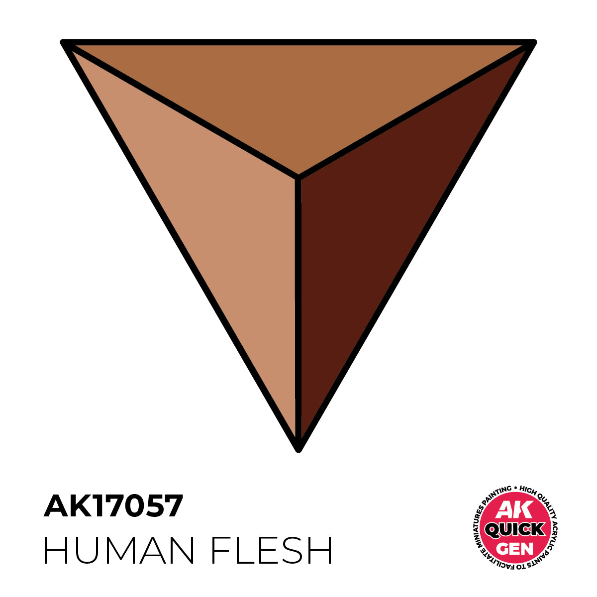 AK Pintura Acrílica Quickgen AK17057 Intensity Low Human Flesh 18ml